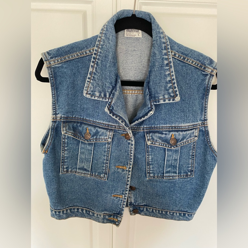 Perfect Vintage Jordache Denim Vest